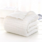 Белое муслиновое одеяло / полотенце (9 слоев) купить в Москве