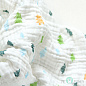 6-ти слойное муслиновое одеяло "Разноцветные елочки"