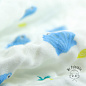 5-ти слойное муслиновое одеяло "Морские крабики"