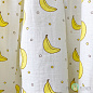 Пеленка для детей двухслойная "Бананы"